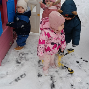 Zabawy na powietrzu.