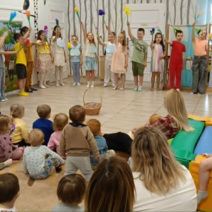 „Wiosenne przedstawienie” w naszym żłobku